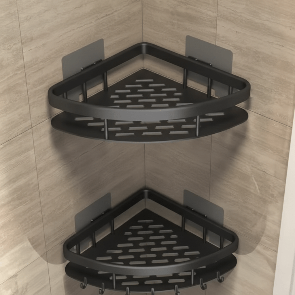 The Southern Atelier – Sleek Aluminium Shower Shelf for a Stylish Spaces and Modern Interiors - The Southern AtelierSKU_1762849889310_708