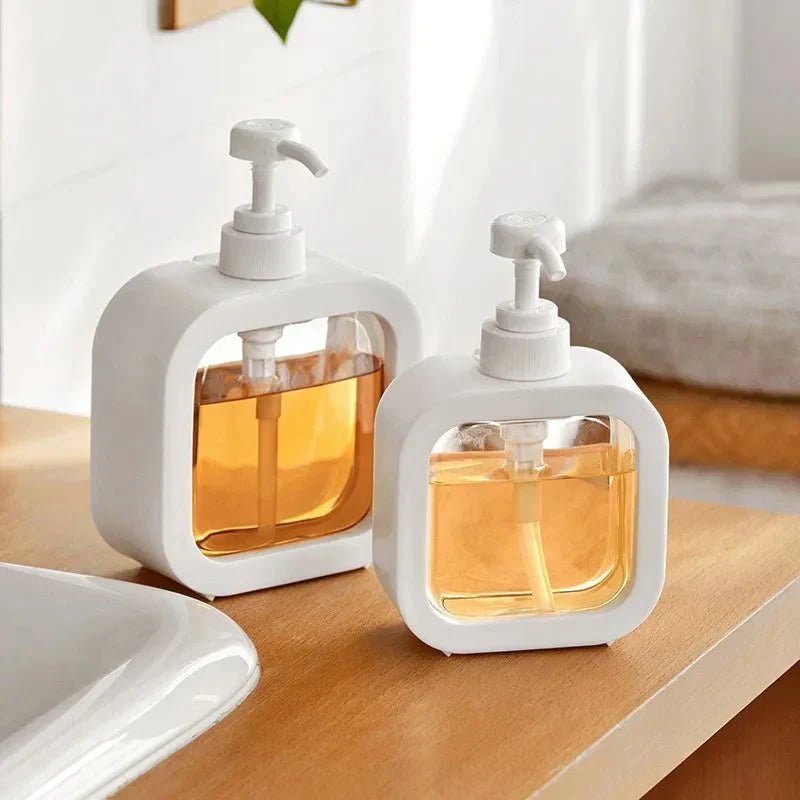 The Southern Atelier – Sleek Ceramic Soap Dispenser in Soft White for a Serene Ambiance - The Southern AtelierSKU_1764698762555_742
