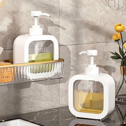 The Southern Atelier – Sleek Ceramic Soap Dispenser in Soft White for a Serene Ambiance - The Southern AtelierSKU_1764698762555_742