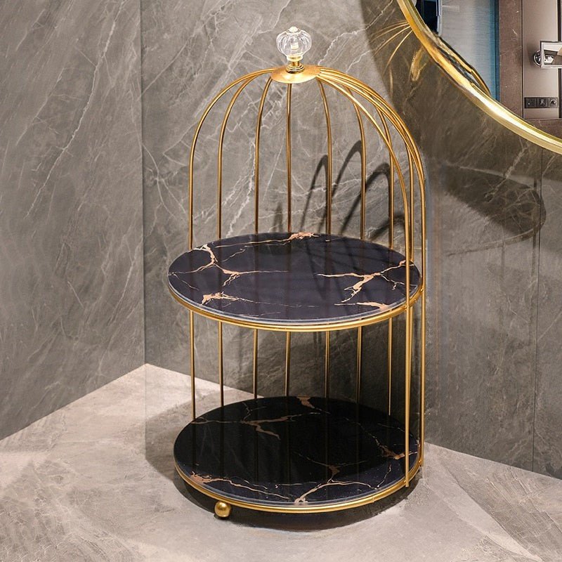 The Southern Atelier – Sleek Metal Vanity Shelf for Elegant Storage Solution and Timeless Aesthetics - The Southern AtelierSKU_1758918587542_203