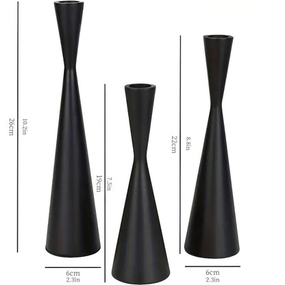 The Southern Atelier – Sleek Nordic Brass Candlesticks - The Southern AtelierSKU_1755202277118_237