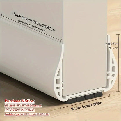 The Southern Atelier - SnugBlock Adjustable Under-Door Draft Stopper with Foam Filling for Energy Savings - The Southern AtelierSKU_1786566300880_569