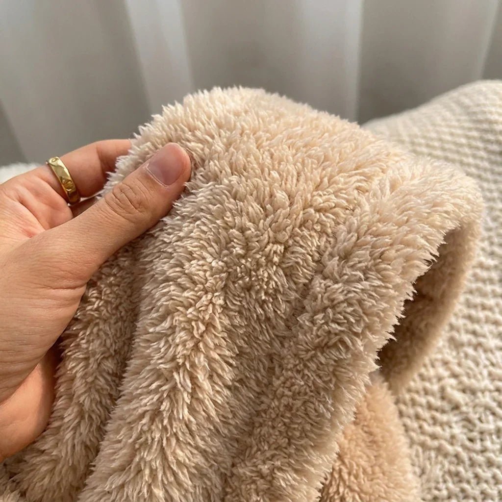 The Southern Atelier – Soft Velvet Hooded Robe in Serene Grey for Modern Interiors - The Southern AtelierSKU_1775909228958_514