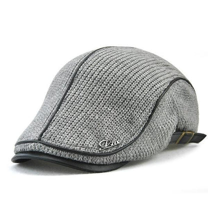 The Southern Atelier - Sorrento Flat Cap in Viscose-Wool Blend with Adjustable Brass Buckle for a Secure, Comfortable Fit - The Southern AtelierSKU_1778870037415_872