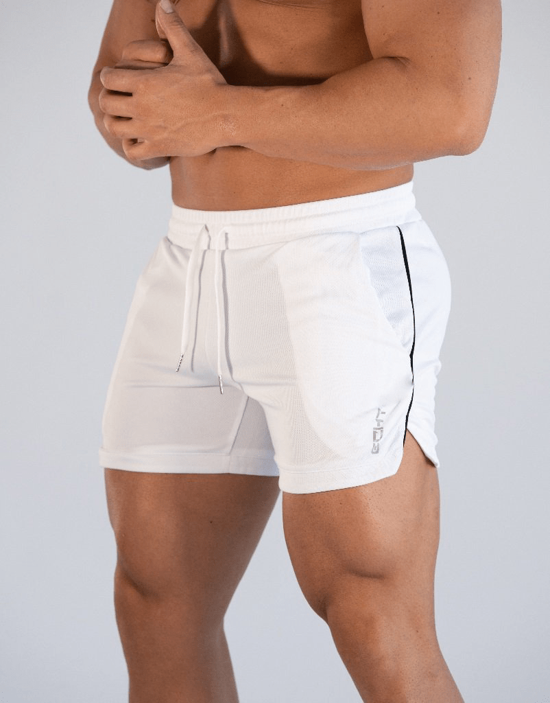 The Southern Atelier - Sparton Elite Shorts in Quick-Dry Four-Way Stretch with Zip Pockets for Gym and Running - The Southern AtelierSKU_1784316614227_781