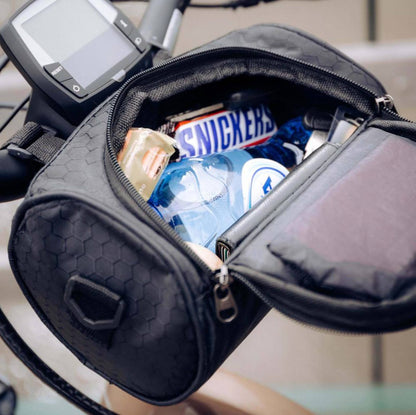 The Southern Atelier - Speedy Bike Bag in Waterproof Fabric with Touchscreen Window for On-Bike Navigation - The Southern AtelierSKU_1786566227644_172