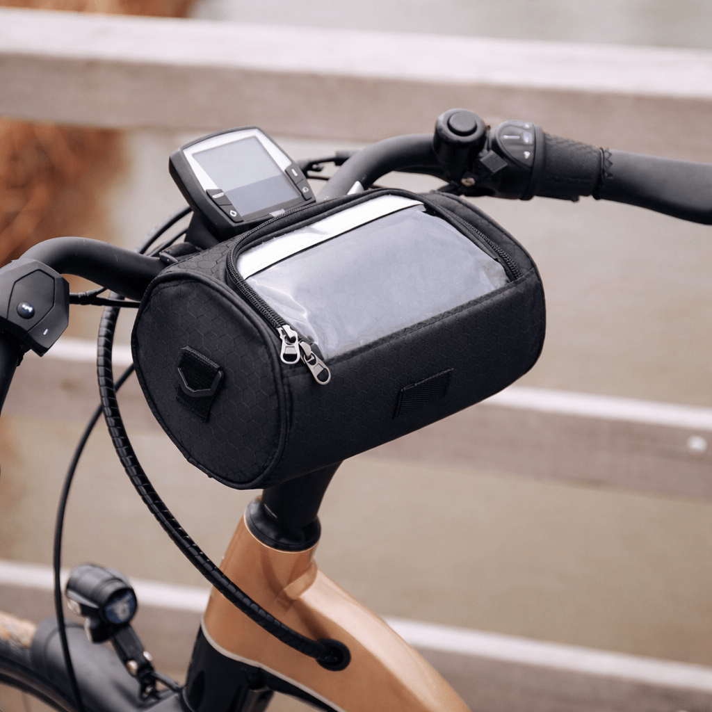 The Southern Atelier - Speedy Bike Bag in Waterproof Fabric with Touchscreen Window for On-Bike Navigation - The Southern AtelierSKU_1786566227644_172