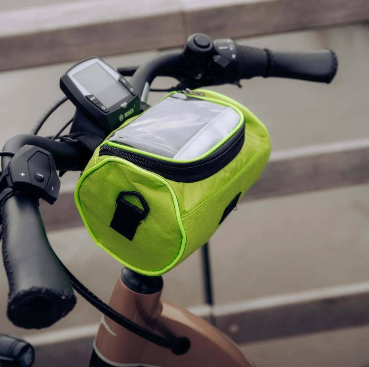 The Southern Atelier - Speedy Bike Bag in Waterproof Fabric with Touchscreen Window for On-Bike Navigation - The Southern AtelierSKU_1786566227644_876