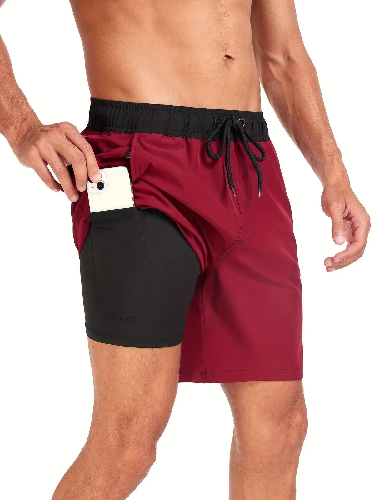 The Southern Atelier - Speedy Men's Swim Shorts in Quick-Dry Lightweight Polyester for Beach and Pool - The Southern AtelierSKU_1786566073549_417
