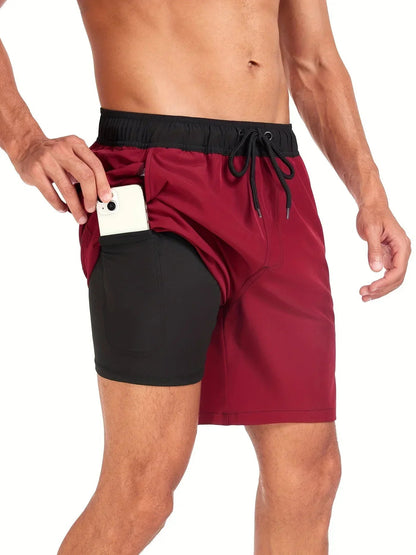 The Southern Atelier - Speedy Men's Swim Shorts in Quick-Dry Lightweight Polyester for Beach and Pool - The Southern AtelierSKU_1786566073549_417
