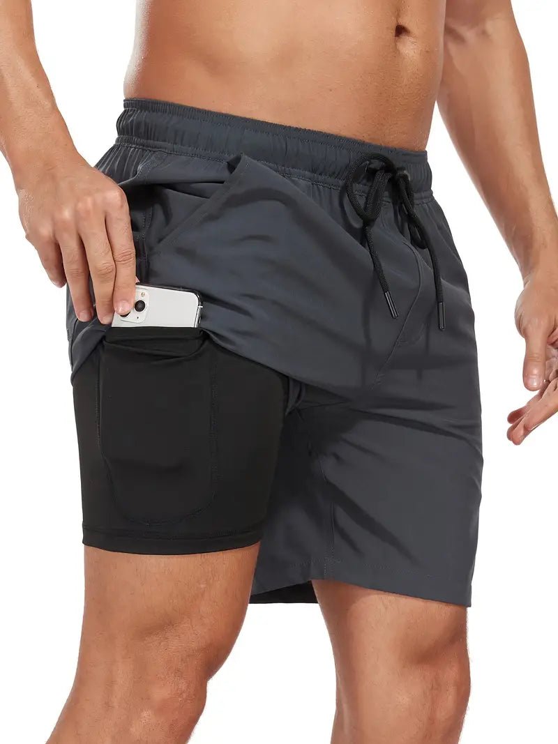 The Southern Atelier - Speedy Men's Swim Shorts in Quick-Dry Lightweight Polyester for Beach and Pool - The Southern AtelierSKU_1786566073549_586