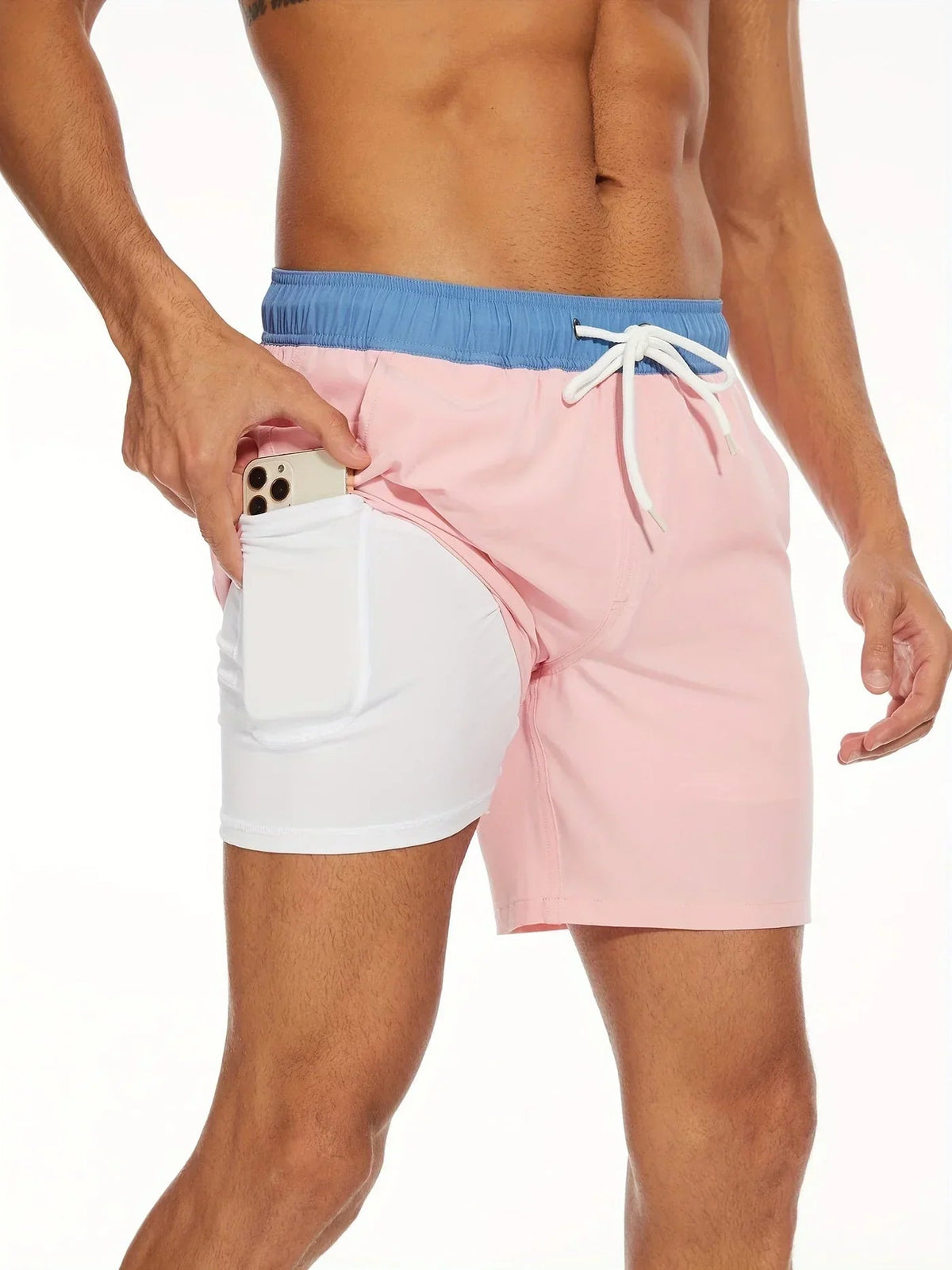 The Southern Atelier - Speedy Men's Swim Shorts in Quick-Dry Lightweight Polyester for Beach and Pool - The Southern AtelierSKU_1786566073549_879