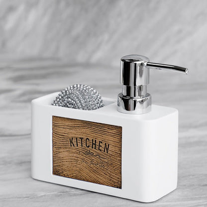The Southern Atelier – Stylish Ceramic Soap Dispenser and Sponge Holder for Modern Interiors - The Southern AtelierSKU_1775909314900_38
