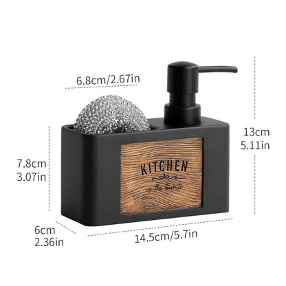 The Southern Atelier – Stylish Ceramic Soap Dispenser and Sponge Holder for Modern Interiors - The Southern AtelierSKU_1775909314900_838