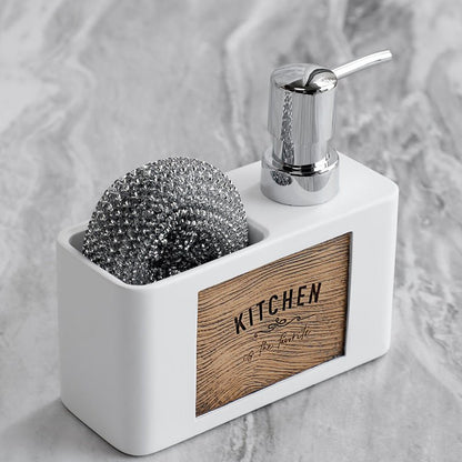 The Southern Atelier – Stylish Ceramic Soap Dispenser and Sponge Holder for Modern Interiors - The Southern AtelierSKU_1775909314900_838