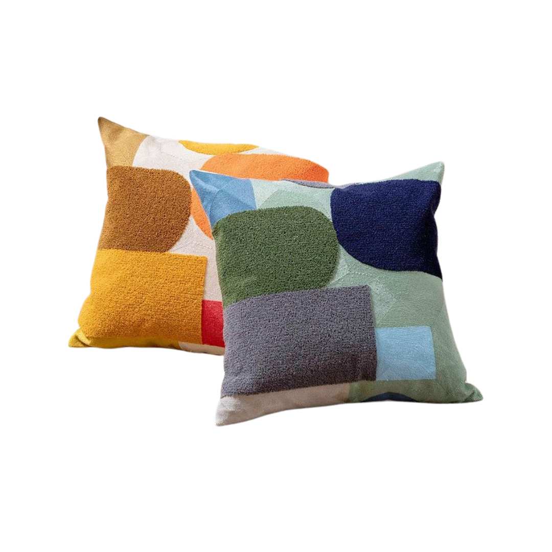The Southern Atelier – Stylish Geometric Cushion Covers in Vibrant Hues for a Touch of Elegance - The Southern AtelierSKU_1764698764707_215