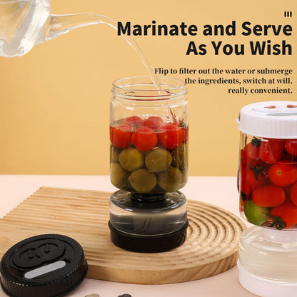 The Southern Atelier – Stylish Glass Pickle Jar with Functional Elegance for Modern Interiors - The Southern AtelierSKU_1775909317241_102