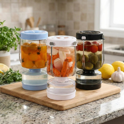 The Southern Atelier – Stylish Glass Pickle Jar with Functional Elegance for Modern Interiors - The Southern AtelierSKU_1775909317241_102
