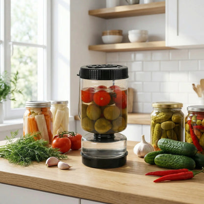 The Southern Atelier – Stylish Glass Pickle Jar with Functional Elegance for Modern Interiors - The Southern AtelierSKU_1775909317241_102