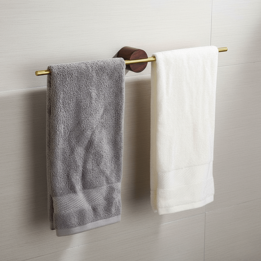 The Southern Atelier – Stylish Mobile Towel Rail in Sleek Chrome Finish for a Serene Ambiance - The Southern AtelierSKU_1762849850720_654