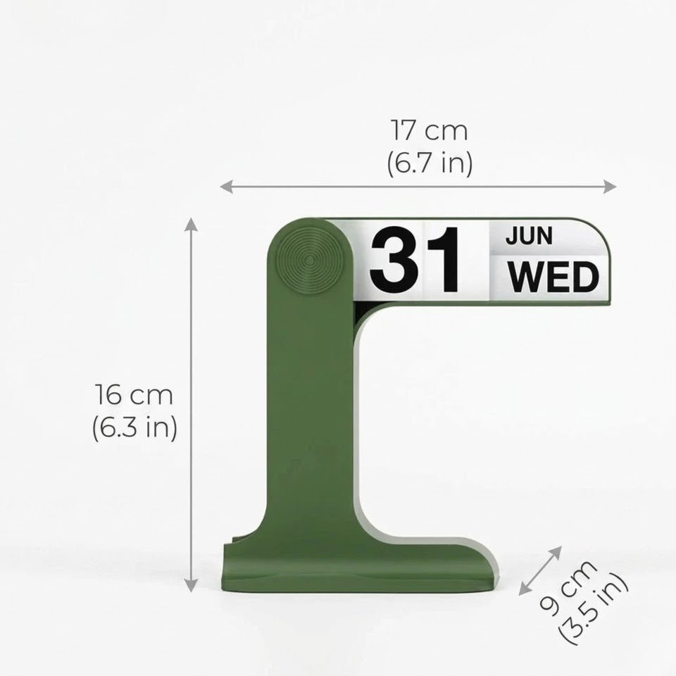 The Southern Atelier – Stylish Rotatable Desk Calendar in Scandinavian Aesthetics for Modern Interiors - The Southern AtelierSKU_1775908943226_652