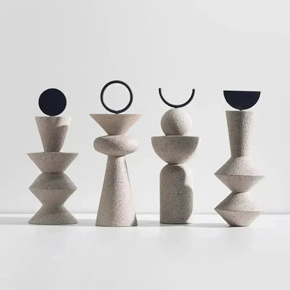 The Southern Atelier – Sun Tribute Sandstone Sculpture - The Southern AtelierSKU_1755802828047_839
