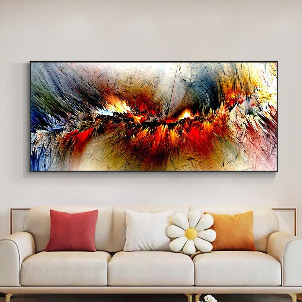 The Southern Atelier – Technicolour Abstract Canvas Art - The Southern AtelierSKU_1754143463348_858