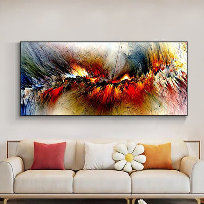 The Southern Atelier – Technicolour Abstract Canvas Art - The Southern AtelierSKU_1754143463348_858