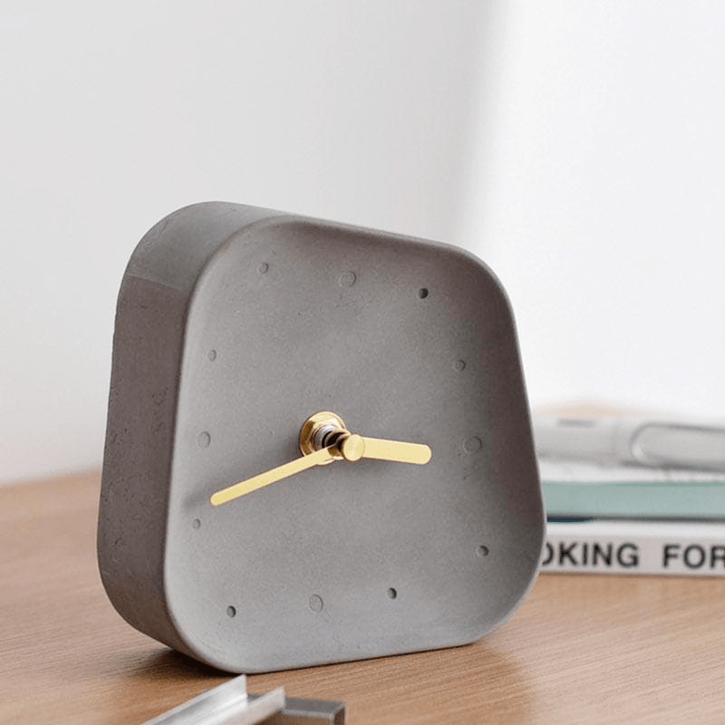 The Southern Atelier – Timeless Cement Desk Clock - The Southern AtelierSKU_1755799741743_20