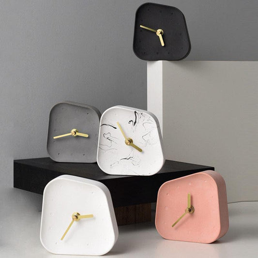 The Southern Atelier – Timeless Cement Desk Clock - The Southern AtelierSKU_1755799741743_20