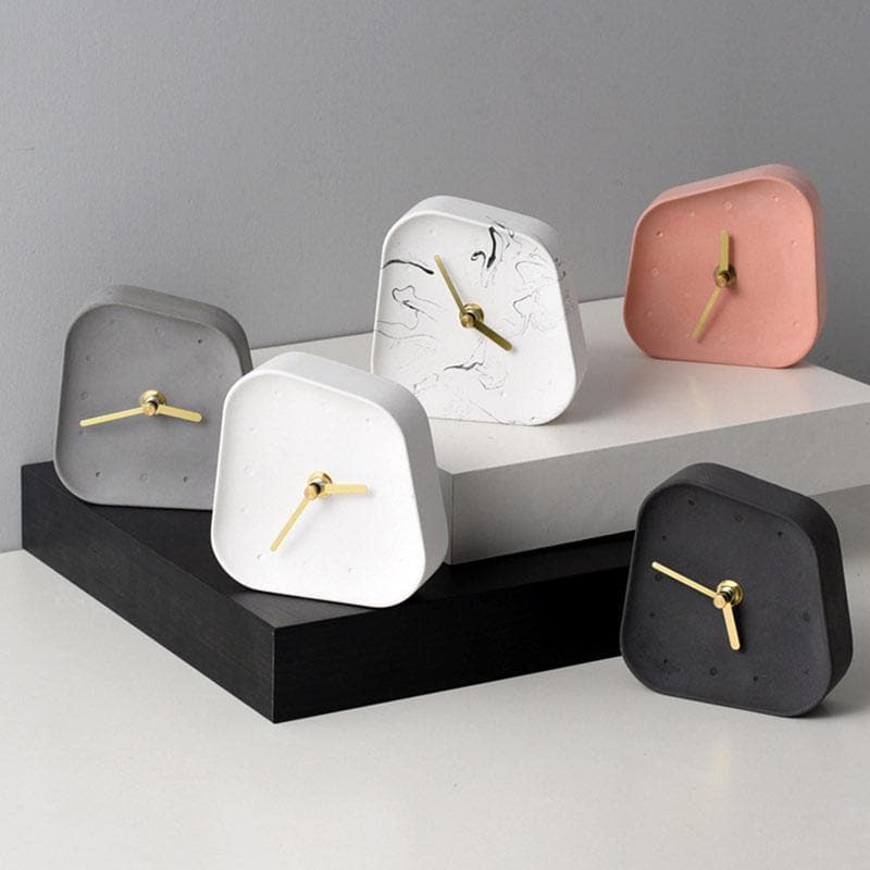 The Southern Atelier – Timeless Cement Desk Clock - The Southern AtelierSKU_1755799741743_20