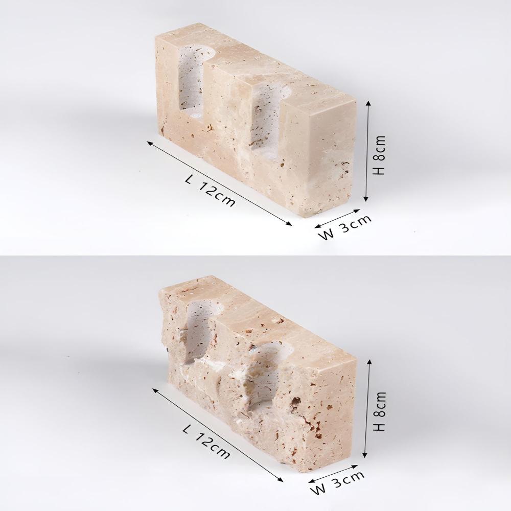 The Southern Atelier – Timeless Glow Stone Candle Holder - The Southern AtelierSKU_1755202273523_556