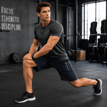The Southern Atelier - Titan Performance Shorts in Breathable Fabric with Zip Pockets for Running and Everyday Wear - The Southern AtelierSKU_1784316681970_146