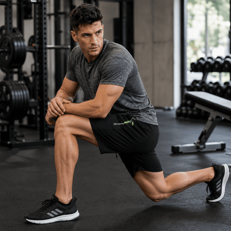 The Southern Atelier - Titan Performance Shorts in Breathable Fabric with Zip Pockets for Running and Everyday Wear - The Southern AtelierSKU_1784316681970_146