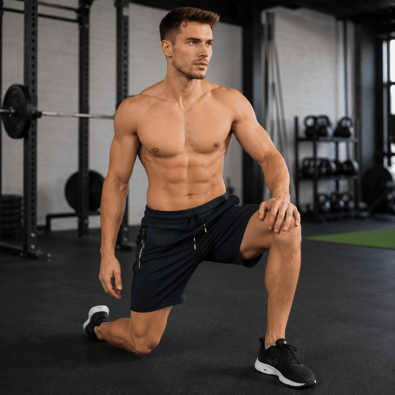 The Southern Atelier - Titan Performance Shorts in Breathable Fabric with Zip Pockets for Running and Everyday Wear - The Southern AtelierSKU_1784316681970_146