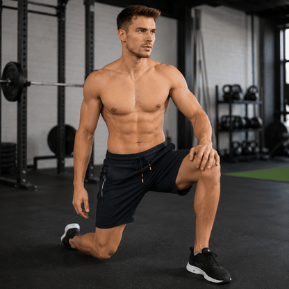 The Southern Atelier - Titan Performance Shorts in Breathable Fabric with Zip Pockets for Running and Everyday Wear - The Southern AtelierSKU_1784316681970_146
