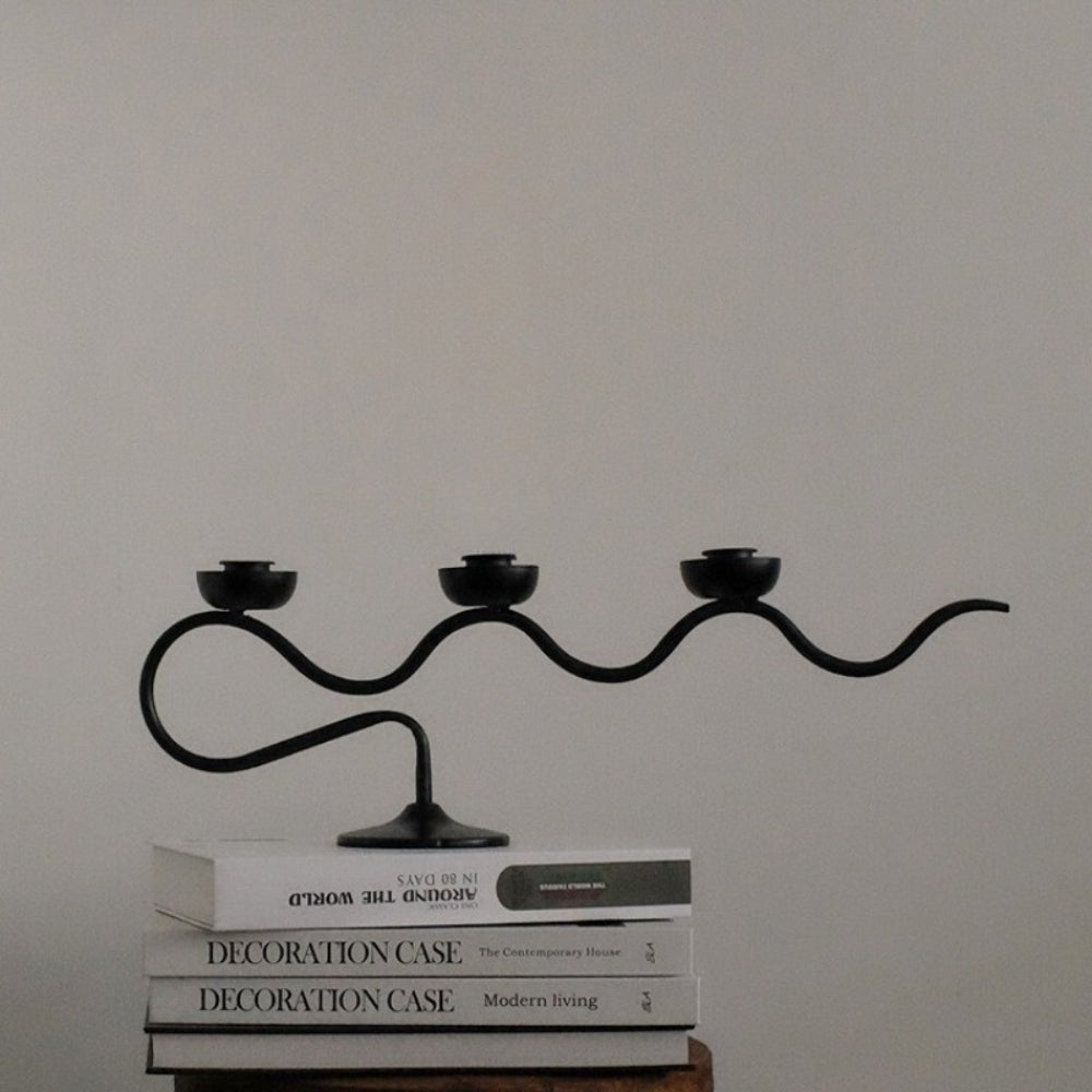 The Southern Atelier – Tri Iron Twisted Candle Holder - The Southern AtelierSKU_1754935813512_503