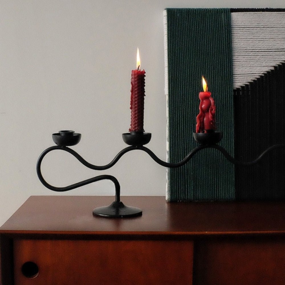 The Southern Atelier – Tri Iron Twisted Candle Holder - The Southern AtelierSKU_1754935813512_575