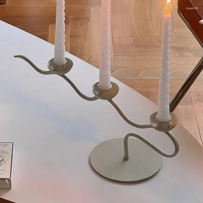 The Southern Atelier – Tri Iron Twisted Candle Holder - The Southern AtelierSKU_1754935813512_575