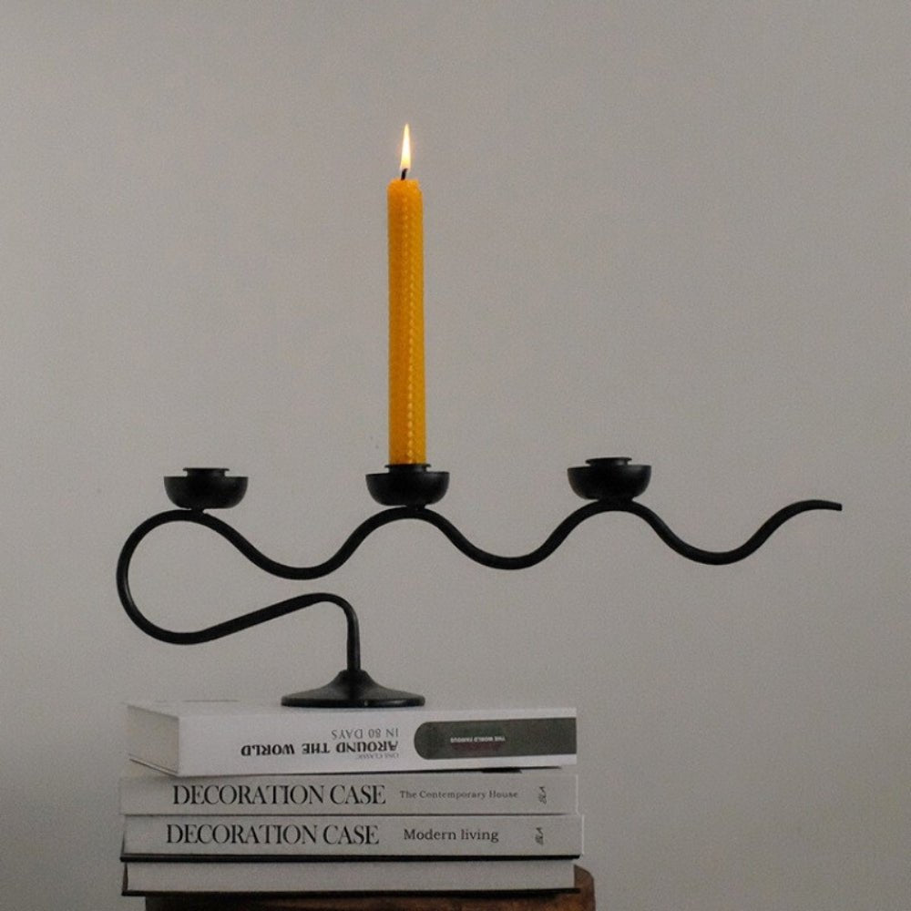 The Southern Atelier – Tri Iron Twisted Candle Holder - The Southern AtelierSKU_1754935813512_575