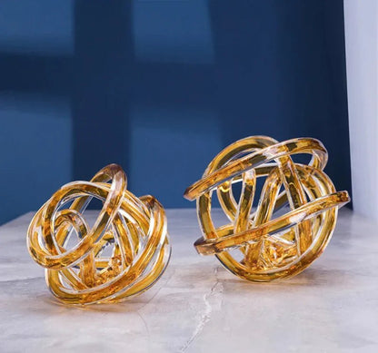 The Southern Atelier – Twisted Coil Glass Sculpture - The Southern AtelierSKU_1755802834569_473