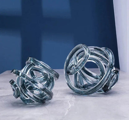 The Southern Atelier – Twisted Coil Glass Sculpture - The Southern AtelierSKU_1755802834569_473