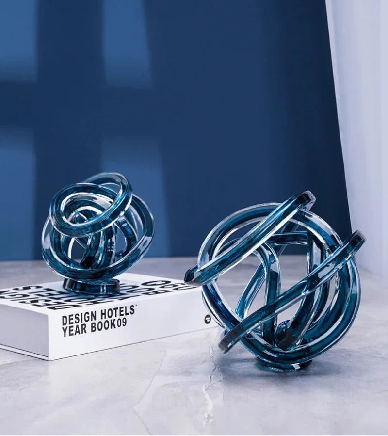 The Southern Atelier – Twisted Coil Glass Sculpture - The Southern AtelierSKU_1755802834569_473