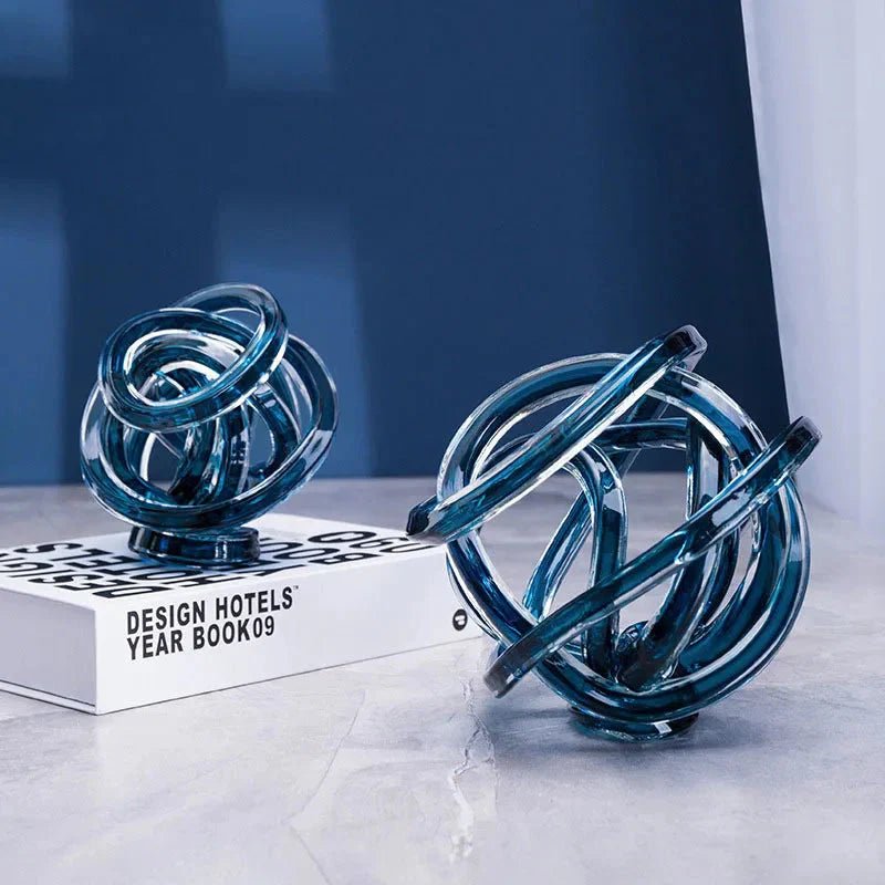 The Southern Atelier – Twisted Coil Glass Sculpture - The Southern AtelierSKU_1755802834569_864