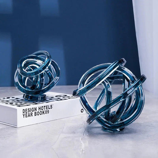 The Southern Atelier – Twisted Coil Glass Sculpture - The Southern AtelierSKU_1755802834569_864