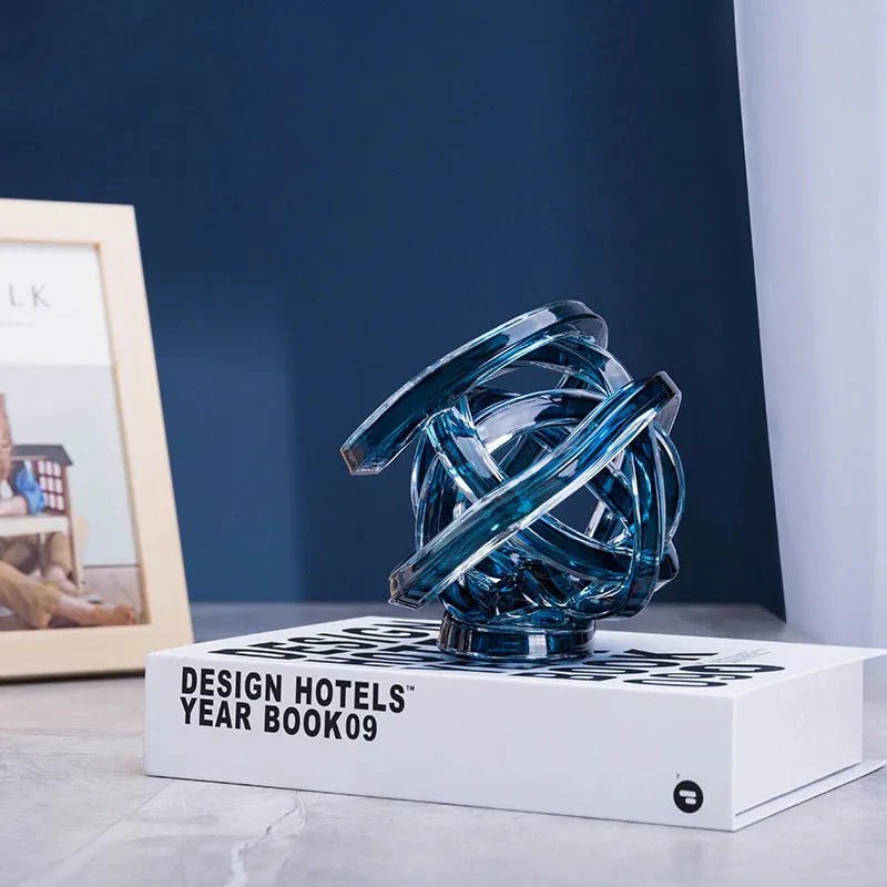 The Southern Atelier – Twisted Coil Glass Sculpture - The Southern AtelierSKU_1755802834569_864