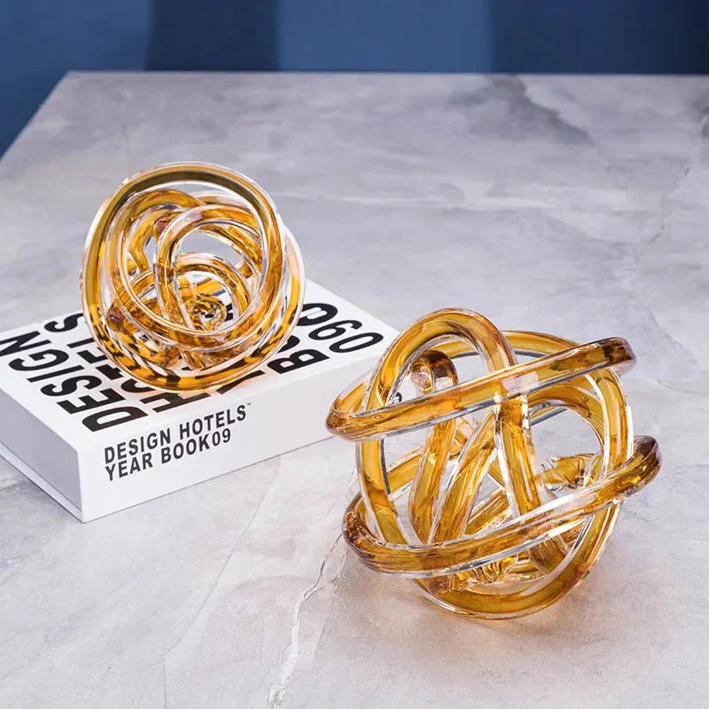 The Southern Atelier – Twisted Coil Glass Sculpture - The Southern AtelierSKU_1755802834569_864
