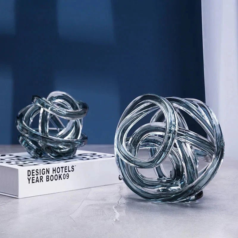 The Southern Atelier – Twisted Coil Glass Sculpture - The Southern AtelierSKU_1755802834569_864