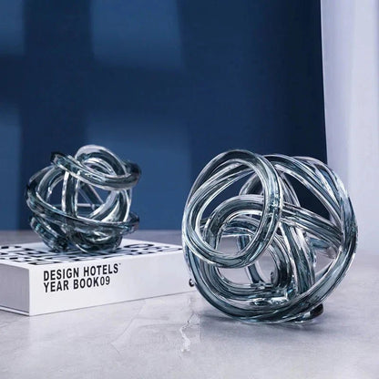 The Southern Atelier – Twisted Coil Glass Sculpture - The Southern AtelierSKU_1755802834569_864