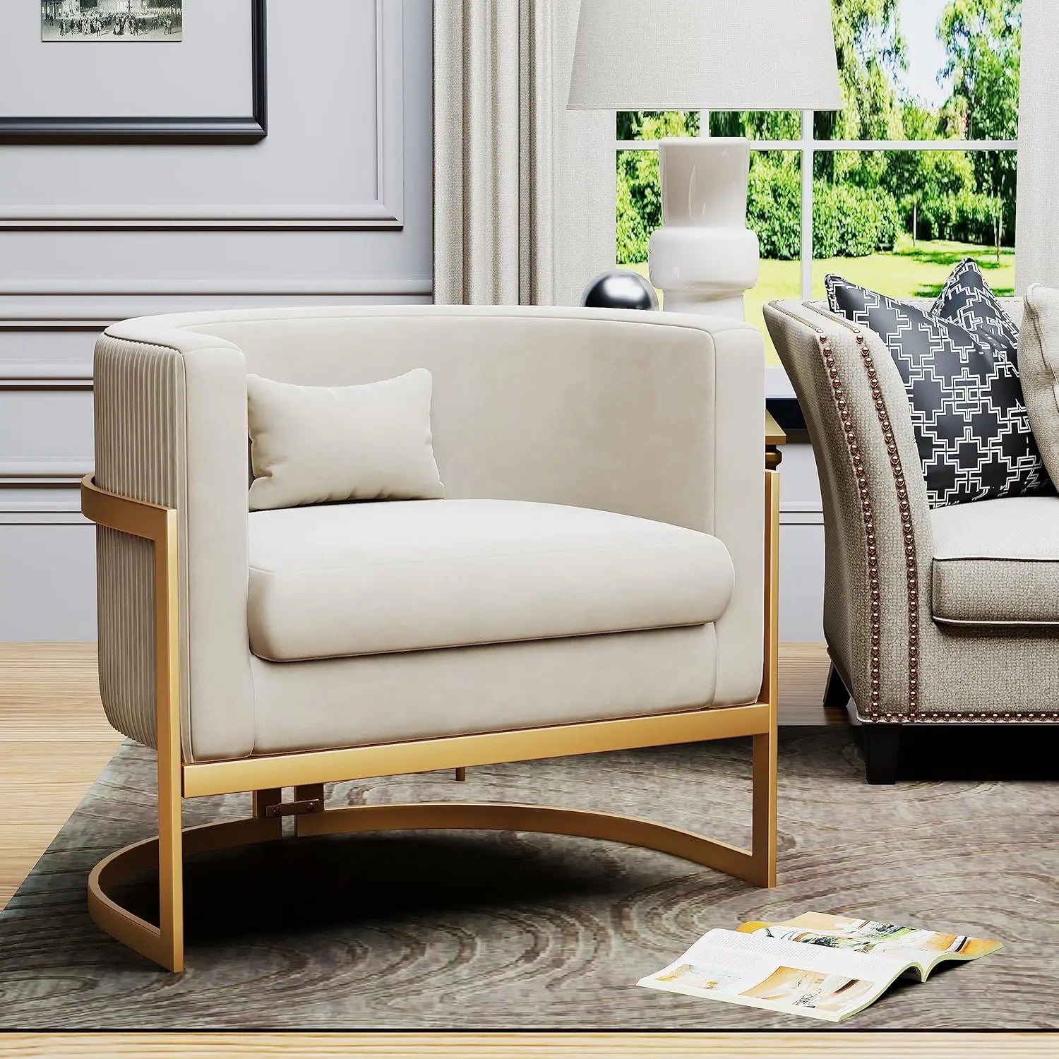 The Southern Atelier – Velvet Nest Lounge Chair - The Southern AtelierSKU_1754143265821_144